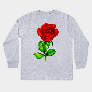 Rose Kids Long Sleeve T-Shirt